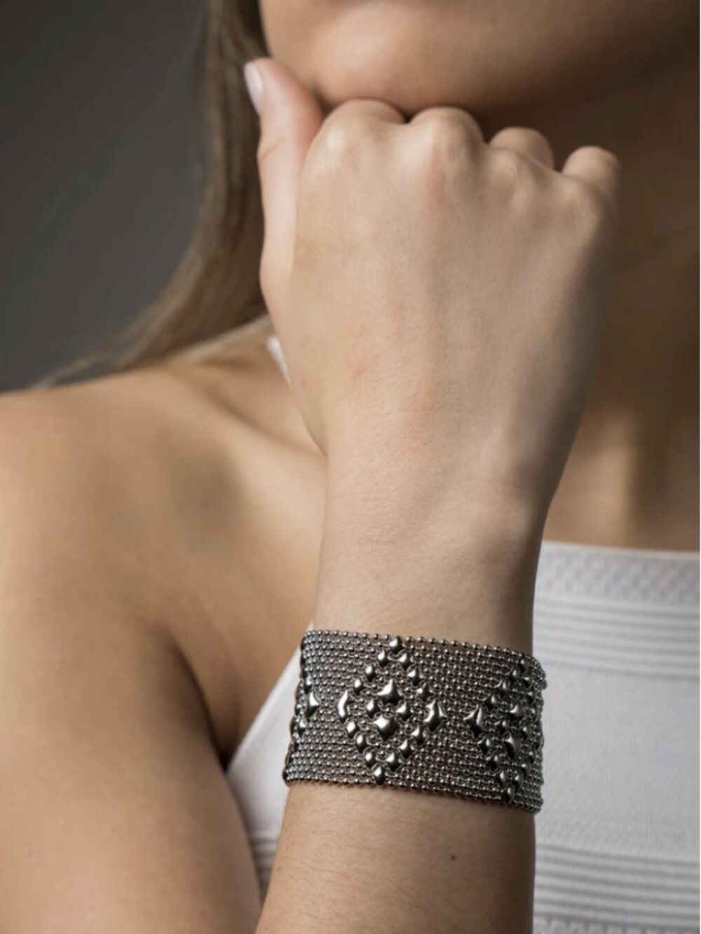 Sergio Gutierrez Sg Liquid Metal Bracelet View 2